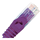 cat5epu20 lead patch purple cat5e