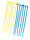ct290rd/100 ties blue green yellow orange