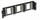 dmfbm15r backmount frame recessed mounting rack
