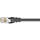 pl5ebk0.75 lead patch black cat5e