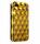 bs4g-chr-gld iphone chrome case gold hard