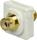 p4646whi female connector white mounted plate