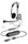 76921-11 plantronics audio headset microphone control