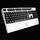 kb-meg005us-w nbsp white mechanical sans-serif helvetica