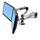 side dual ergotron 45-245-026 polishedaluminium