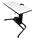 black desk sit-stand workfit-d 24-219-200