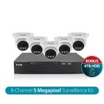 dnr8p-5mp-4tb vigilance surveillance five turret