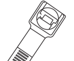 ct98bk/100 cable ties 3x100mm black