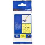 tze-fx631 12mm black yellow flexible