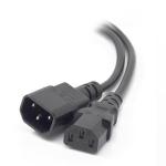 mf-c13c14-02 power extension black cable image 2