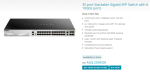 dgs-3130-30s ports gigabit stackable switch image 3