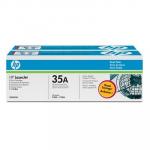 cb435a toner cartridge yield black image 2