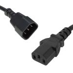 mf-c13c14-02 power extension black cable