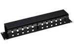 cmr-2ru-24 cable management rail metal