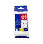 tze-231v2-twinpack tape black white pack