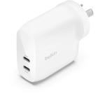 wcb010auwh boostcharge dual usb-c wall