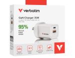 67015 verbatim charger port white