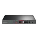 tl-sl1218p gigabit 16-port ports 100mbps