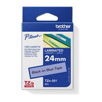 tze-551 24mm black blue tape image 2
