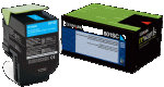 80c8sce cartridge lexmark 808sce cyan
