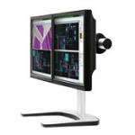 dual desk monitor adjustable landscape