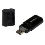 icusbaudiob audio adapter startech type