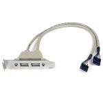 usbplatelp female cable type startech