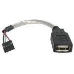 usbmbadapt cable female type startech