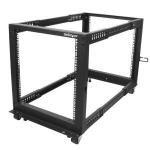 4postrack12u rack depth startech server