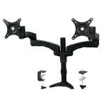 armdual desk displays mount articulating