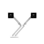 45-496-216 white monitor dual desk