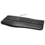 k75400us black keyboard wired ergonomic image 2