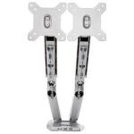 armslimduos audio dual monitor mount