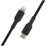 caa004bt1mbk cable black braided lightning