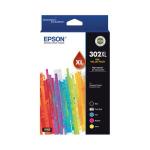 c13t01y792 302xl colour cartridge black