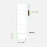 la10050pp1ac76mm label plain 2500 76mm image 2