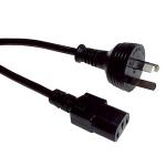 3piecbk iec-c13 power cord straight