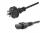 iecl-bk133p-0.5 lock plug power cord male