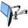 45-245-026 side dual desk mount polishedaluminium
