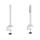 sw02-3 slatwall desk mounting system included