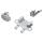 v12ha32053 light track mount white ev-100