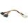 pyo2lp4sata sata adapter power cord startech