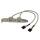 usbplate cable type startech female connector