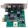 pex1394b3lp firewire express card ports startech