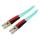 a50fblclc2 cable fiber network aqua startech