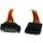 satapowext12 sata power cord extension startech