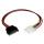 lp4satafm12 sata molex power adapter startech