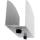 80-063-216 vertical small holder bright white