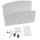 97-468-216 vertical universal holder bright white