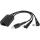 acc1009aux 3-way active charging cable targus